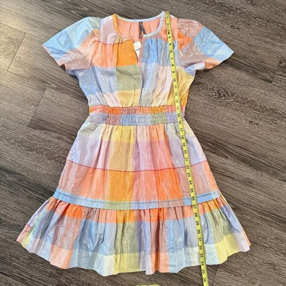 Anthropologie Somerset Mini Dress Metallic Edition New - Picture 6 of 7